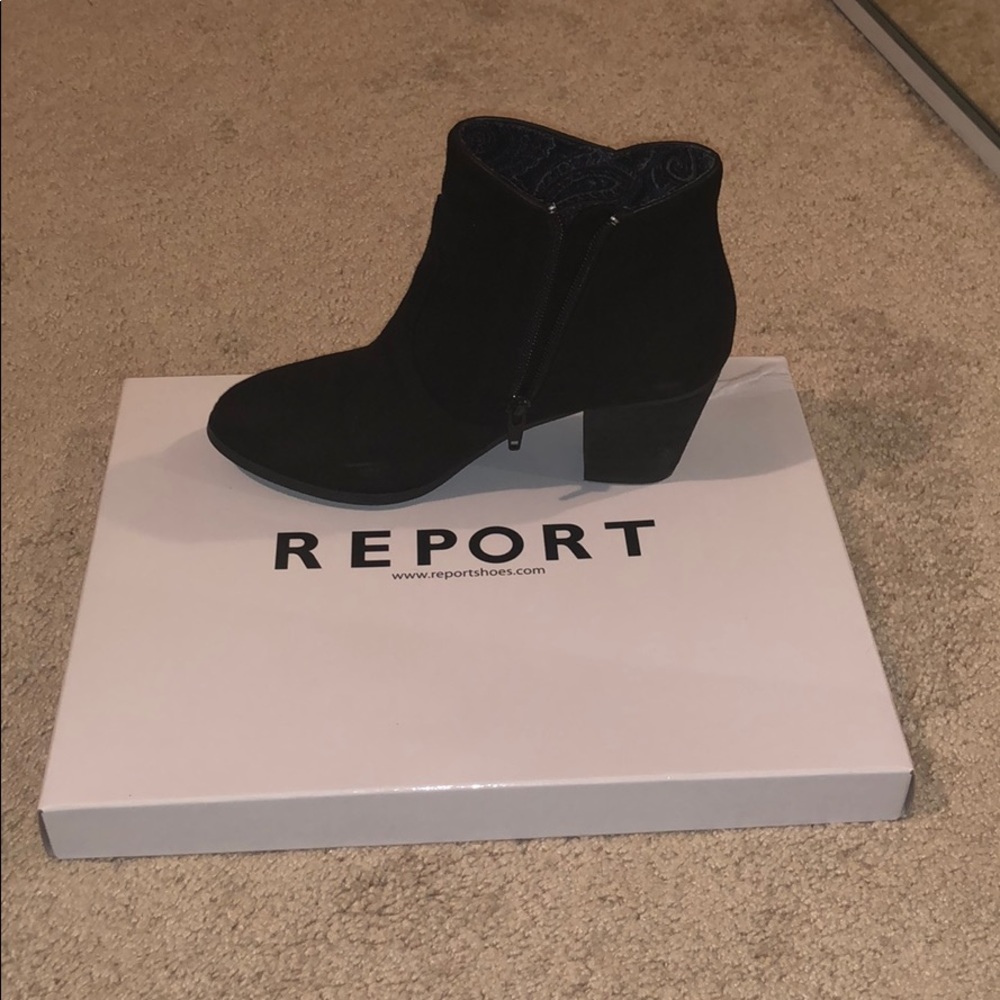 Clementyne Black Fringe Ankle Bootie
